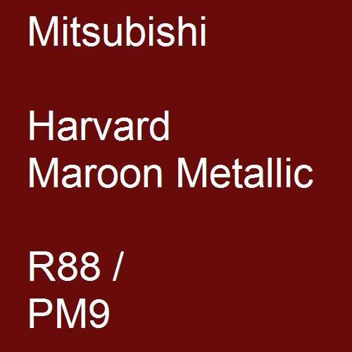 Mitsubishi, Harvard Maroon Metallic, R88 / PM9.